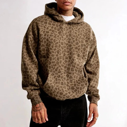 Unisex Viral Leopard Print Hoodie
